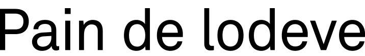 Pain de lodeve